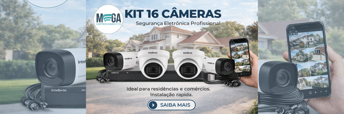 Kit Segurança Total – 16 Câmeras